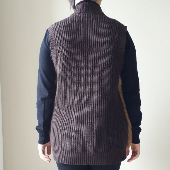 MICHAEL KORS FAUX FUR VEST - Picture 5 of 10